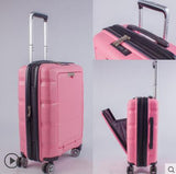 20Inch 24 Inch Computer Suitcase Rolling Luggage Hardside Spinner Trolley Bag Pp Material Travel