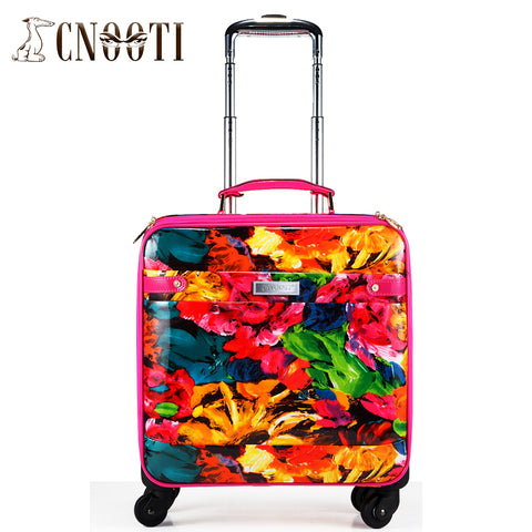 Casual Light Large Capacity Trolley Travel Bag New Arrival Picture Package Color,Female Lovely