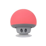 Portable Wireless Mushroom Bluetooth Speakers With Built-In Mic And Suction Cup