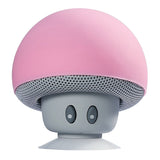 Portable Wireless Mushroom Bluetooth Speakers With Built-In Mic And Suction Cup