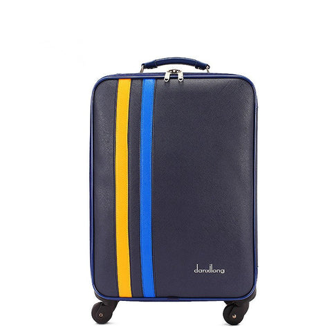 New Arrival 24 Inch Vintage Pu Leather Travel Luggage Bags With Large Capacity For Men And
