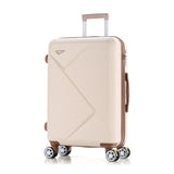 Wholesale!14 24Inches Pink/Green/Purple/Beige Abs Hardside Travel Luggage Bags On Universal