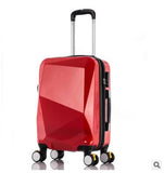 20 Inch Travel Trolley Luggage Suitcase 24" Pc Trolley Bags On Wheels Wheeled Travel Case