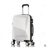 20 Inch Travel Trolley Luggage Suitcase 24" Pc Trolley Bags On Wheels Wheeled Travel Case