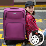 Letrend Men Rolling Luggage Spinner Travel Bag Suitcases Wheel Trolley Business Carry On Luggage