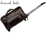 Travel Tale Man Travel Business  Fashionable Genuine Leather Rolling Luggage Spinner Brand Travel