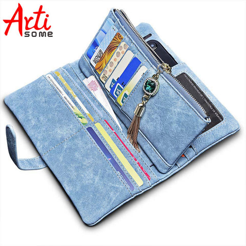 Artisome Leather Wallet Female Case For Iphone 5S 5 Se 6 6S 7 Phone Bag Case Wallet Women Purse