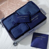 6Pcs/Set High Quality Nylon Cloth Travel Mesh Bag Luggage Organizer Packing Cube Organiser Travel