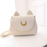 2018 New Summer Limited Sailor Moon Chain Shoulder Bag Ladies Luna Cat Pu Leather Handbag Women