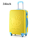 24 Inch,Travel Suitcases,Spinner Rolling Luggage Set,Hello Kitty Suitcase Set,Abs Luggage