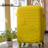 24 Inch,Travel Suitcases,Spinner Rolling Luggage Set,Hello Kitty Suitcase Set,Abs Luggage
