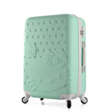 24 Inch,Travel Suitcases,Spinner Rolling Luggage Set,Hello Kitty Suitcase Set,Abs Luggage