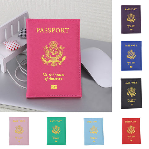 Passport Holder Protector Wallet Business Card Soft Passport Cover