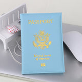 Passport Holder Protector Wallet Business Card Soft Passport Cover