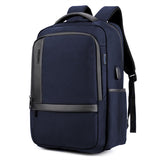 Men'S Business Charging Backpack  Waterproof Satchel Bag Large Capacity Laptop Backpack With Usb