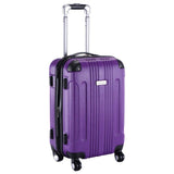 Goplus 20" Abs Luggage Bag Rolling Trolley Travel Suitcase Portable Carry On Luggage Waterproof