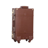 12 22Inches Retro Suitcase Box,Female Korea Fashion Red Bride Luggage Set,Vintage Pu Leather