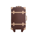 12 20Inches Retro Suitcase Box,Female Korea Fashion Red Bride Luggage Set,Vintage Pu Leather