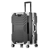 Letrend New 24 29 Inch Aluminium Frame Rolling Luggage Trolley Travel Bag 20Inch Women Men Boarding