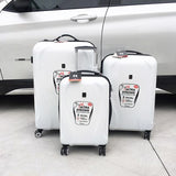 Travel Tale Super Light Pc 20/24/28 Inches Rolling Luggage Spinner Brand Travel Suitcase Fashion