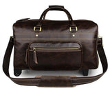 J.M.D 100% Genuine Leather Unique Tote Men'S Trolley Travel Bag 18'' Inches 7317C