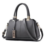 Hot Sale Leather Women Bag Tree Branches Metal Decor Handbags Lady Shoulder Crossbody Messenger Bag