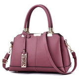 Hot Sale Leather Women Bag Tree Branches Metal Decor Handbags Lady Shoulder Crossbody Messenger Bag