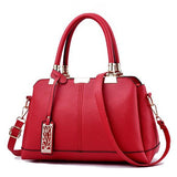 Hot Sale Leather Women Bag Tree Branches Metal Decor Handbags Lady Shoulder Crossbody Messenger Bag