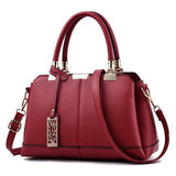 Hot Sale Leather Women Bag Tree Branches Metal Decor Handbags Lady Shoulder Crossbody Messenger Bag