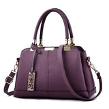 Hot Sale Leather Women Bag Tree Branches Metal Decor Handbags Lady Shoulder Crossbody Messenger Bag