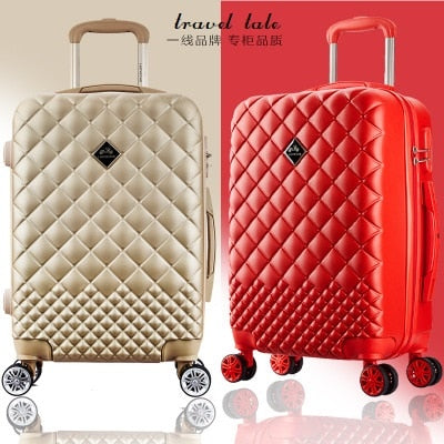 Travel Tale 20/24 Inches High Quality Business Rolling Luggage Fashion Customs Lock Spinner Brand