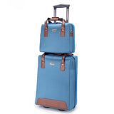 Wholesale!13 20Inches Nylon Travel Luggage Bags Set On Fixed Caster,Female&Male Mala De