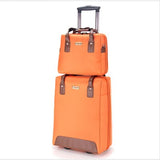 Wholesale!13 20Inches Nylon Travel Luggage Bags Set On Fixed Caster,Female&Male Mala De