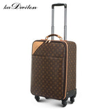 Fashion Leather Pvc Luxury Men Women Rolling Luggage Suitcase Designer 22 Inches High Quality 4