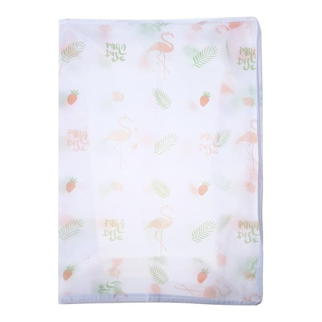 Flamingo Shape Quilt Storage Bag Home Clothes Quilt Pillow Blanket Storage Bag Travel Luggage