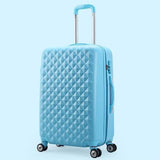 Wholesale!High Quality 22Inch Girl Lovely Abs+Pc Trolley Luggage Bag On Universal Wheels,Female