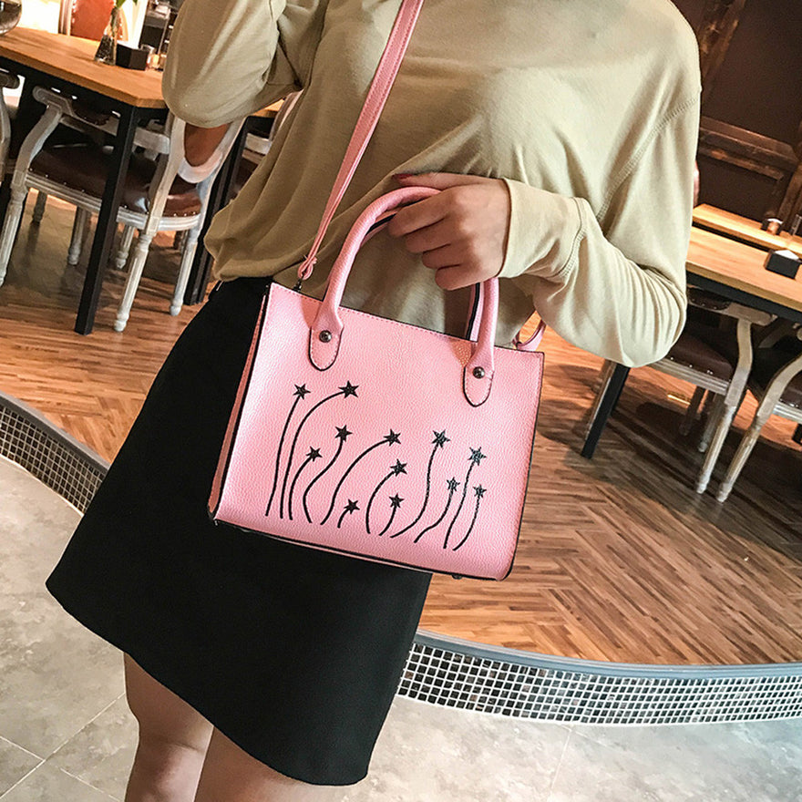 Woman Tote Casual Bags Crossbody Bag Printing Leather Handbag Shoulder Bag