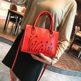 Woman Tote Casual Bags Crossbody Bag Printing Leather Handbag Shoulder Bag