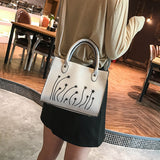 Woman Tote Casual Bags Crossbody Bag Printing Leather Handbag Shoulder Bag