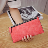 Auteuil Paris Women'S Purse Ladies Wallet Long Money Bags Simple Style Coin Purse Leather Thin