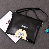 2018 Women  Messenger Bags Minnie Mickey Bag Leather Handbags Clutch Bag Bolsa Feminina Mochila