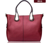 New Style G-Mersh Leather Women Bags Shoulder Handbag Cowhide Lash Package Thread Female Casual