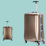 Business Travel Luggage Hardside Airplane Suitcase Spinner Wheels Carry On 20" 24" Inch Rolling