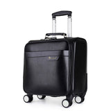 Unisex Business Travel Rolling Luggage Spinner Wheels 18" Inch Suitcase Airplane Clothing Carry
