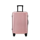 Just Star Stripe 3 Classic Color 100% Pc Spinner Tas Alloy Trolley Suitcase Men Tote Travel Luggage