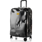 Letrend Retro Rolling Luggage Spinner Aluminium Frame Travel Bag Women Vintage Trolley 20 Inch