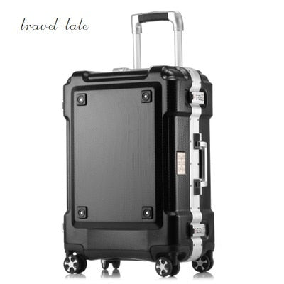 Travel Tale High Quality Grind Arenaceous Aluminum Frame Rolling Luggage Spinner Brand Travel