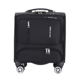 Fashion Commercial Travel Suitcase Universal Wheel Aluminium Alloy Rod Trolley Oxford Cloth