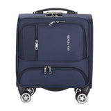 Fashion Commercial Travel Suitcase Universal Wheel Aluminium Alloy Rod Trolley Oxford Cloth