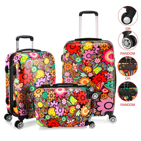 Ru Style 20"24"28" Rolling Luggage Spinner Suitcase On Wheels Suitcases Travel Rv Bag Travel